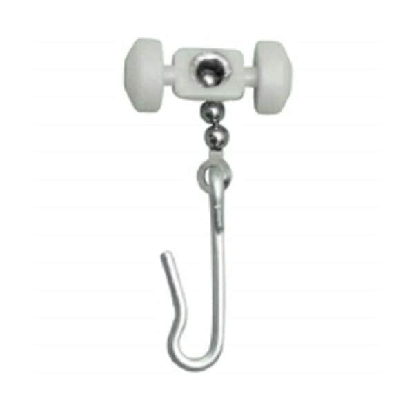Callcare Standard Cubicle Curtain Hook With Wheel Rollar IFC100 Zoro